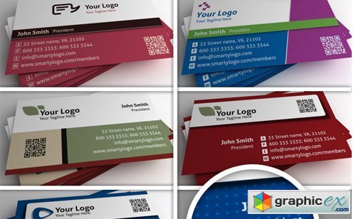 InkyDeals - 60 Fully Customizable Business Card Templates in PSD Format