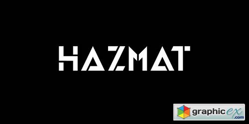 HAZMAT Font Family - 2 Fonts