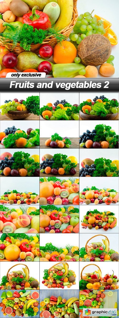 Fruits and vegetables 2 - 25 UHQ JPEG