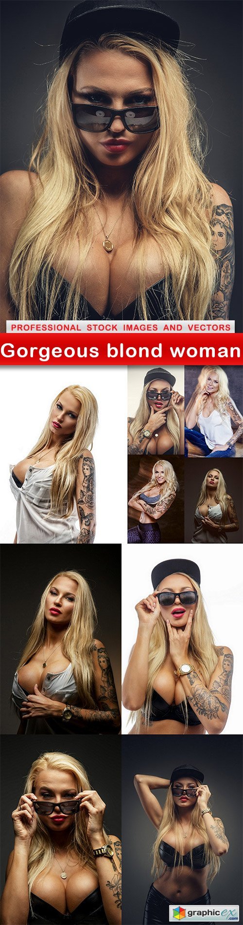 Gorgeous blond woman - 10 UHQ JPEG