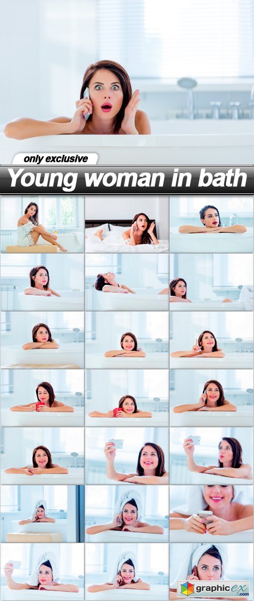 Young woman in bath - 22 UHQ JPEG