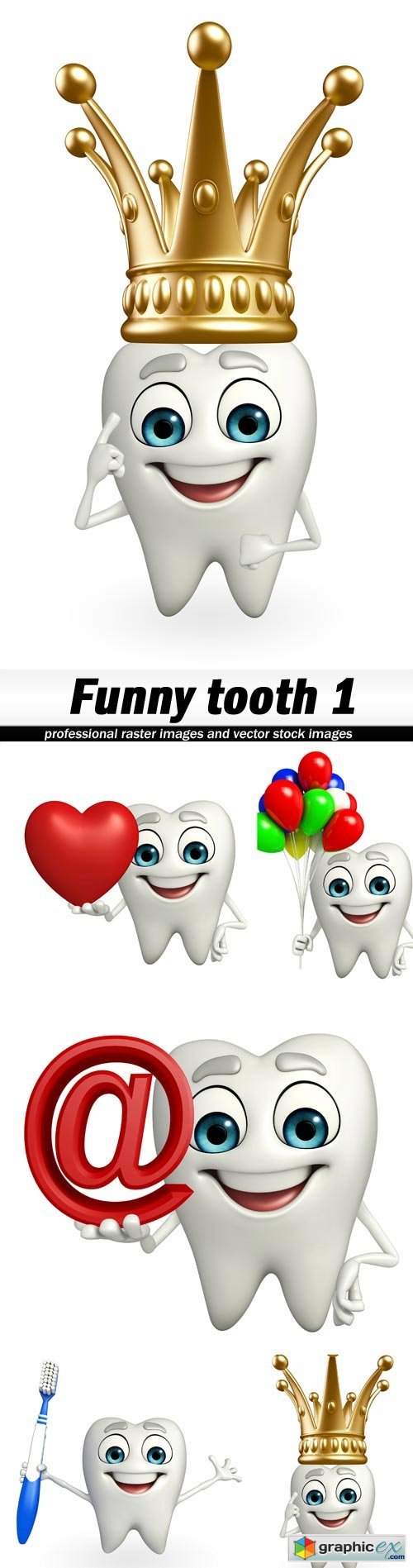 Funny tooth 1 - 5 UHQ JPEG