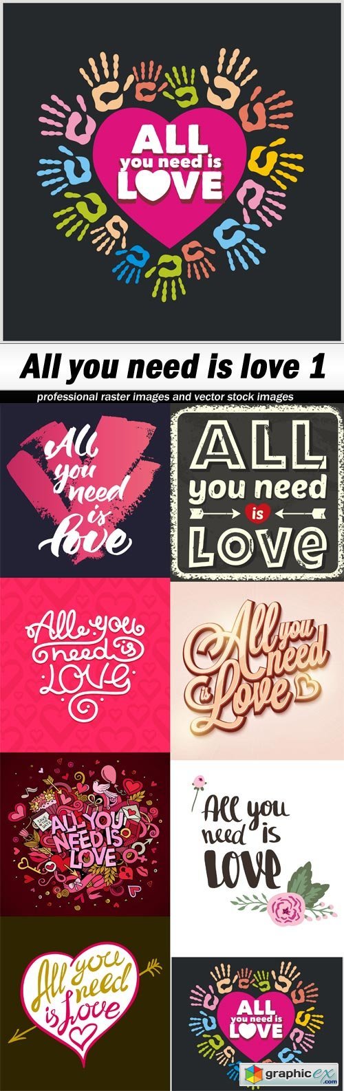 All you need is love 1 - 8 EPS