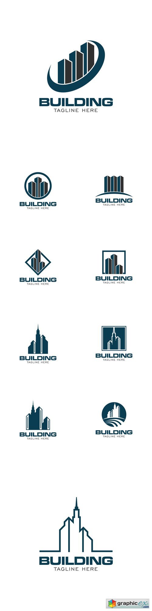 Building Concept Logo Design Template
