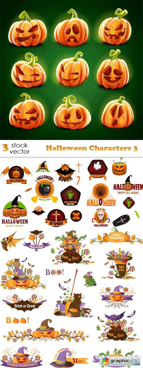 Halloween Characters 3
