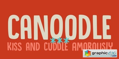 Canoodle Font Family - 2 Fonts