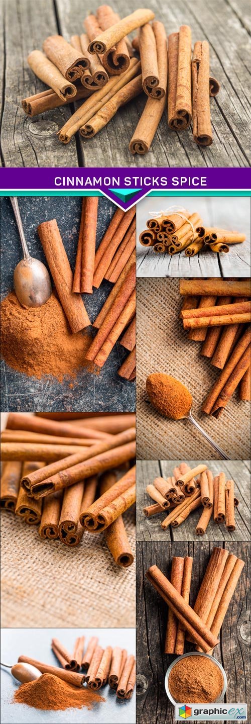 Cinnamon sticks spice 7X JPEG