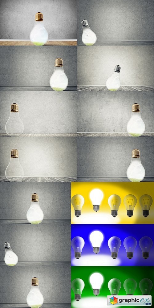 Light bulb in room