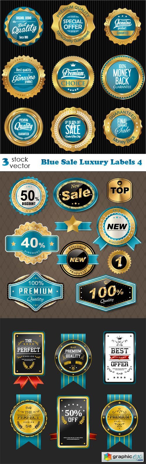 Blue Sale Luxury Labels 4
