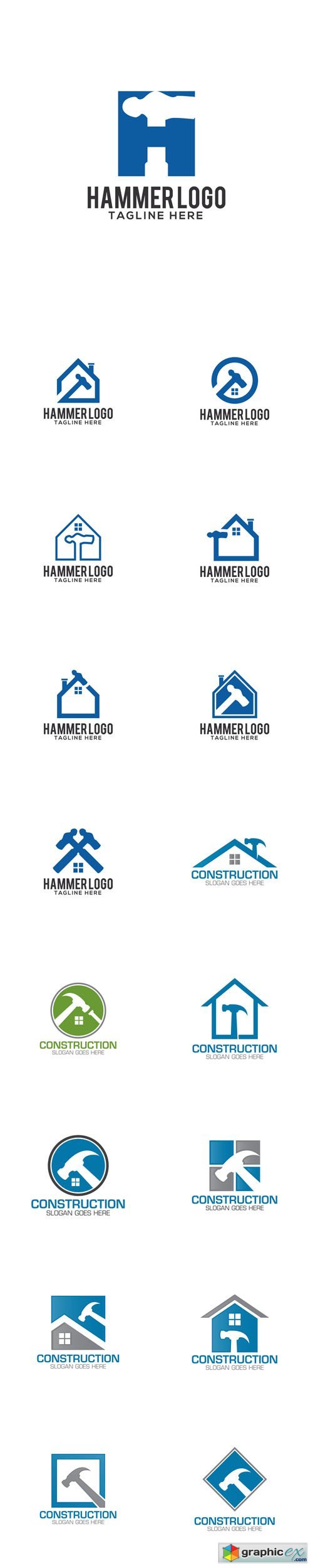 Construction Creative Concept Logo Design