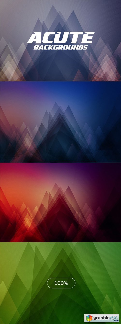 Abstract Acute Backgrounds
