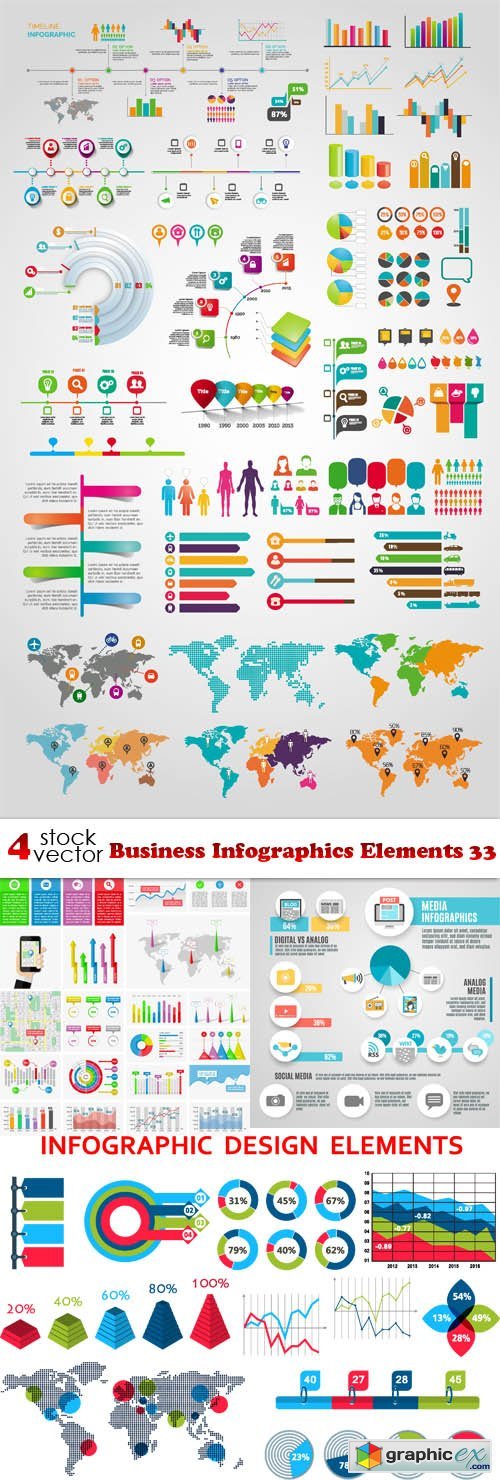 Business Infographics Elements 33