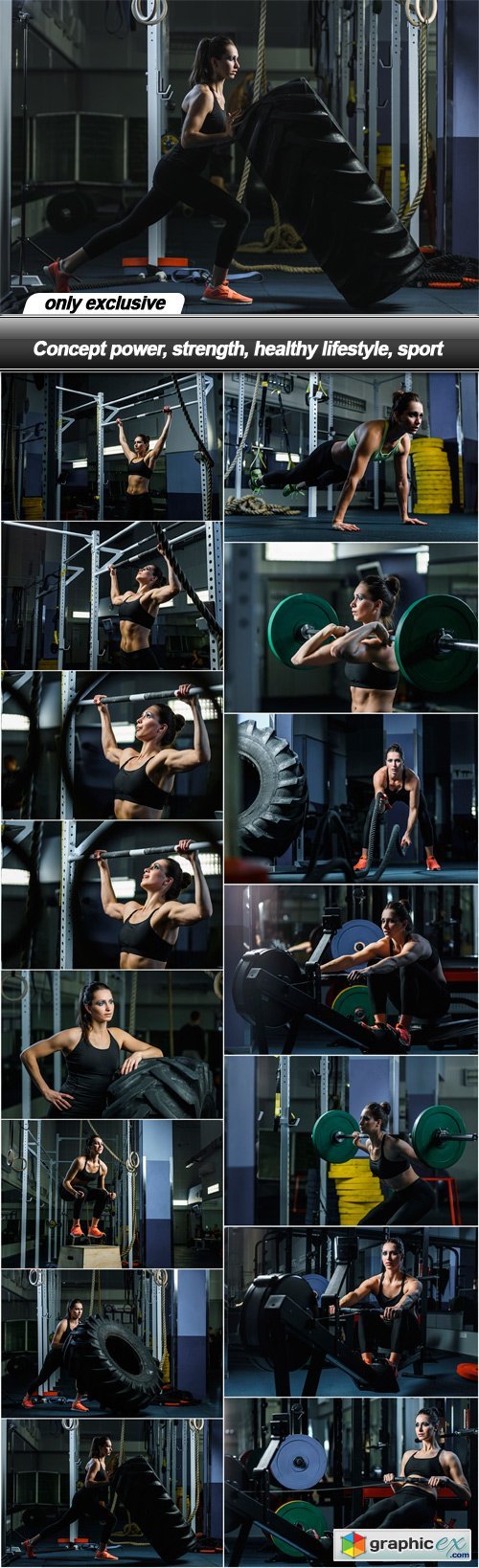 Concept power, strength, healthy lifestyle, sport - 15 UHQ JPEG