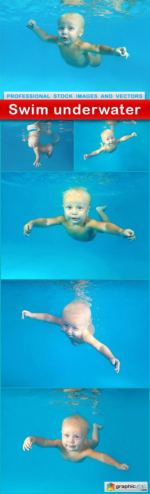 Swim underwater - 6 UHQ JPEG