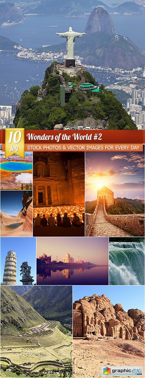 Wonders of the World 2, 10 x UHQ JPEG