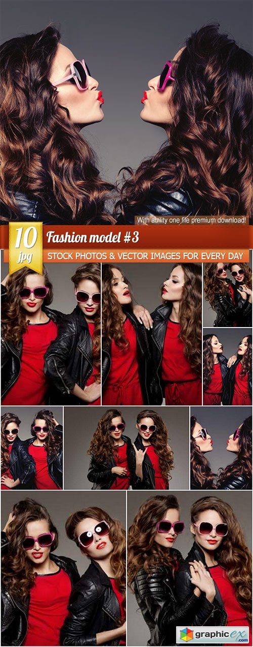 Fashion model #3, 10 x UHQ JPEG