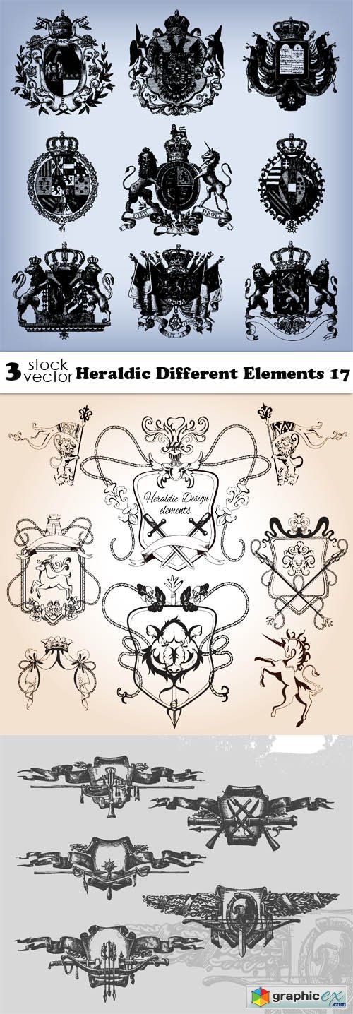Heraldic Different Elements 17