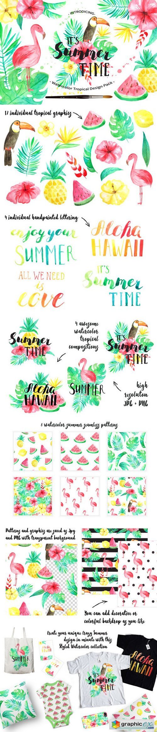 Summer Tropical Design Pack Vol.2