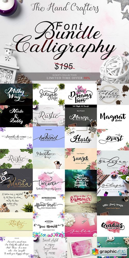 Font Bundle Calligraphy