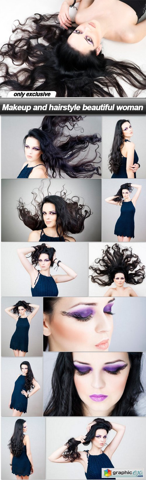 Makeup and hairstyle beautiful woman - 13 UHQ JPEG
