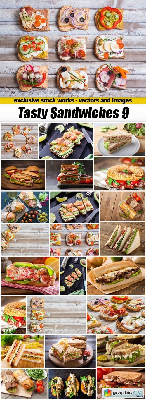 Tasty Sandwiches 9 - 25xUHQ JPEG