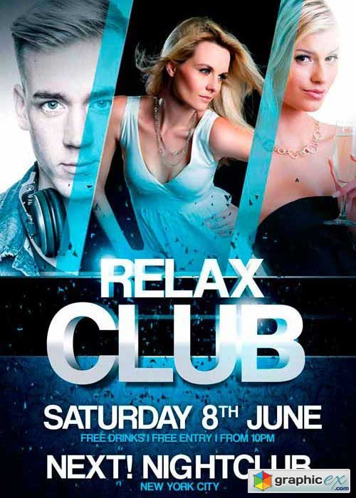 Relax Club Flyer V7 Template