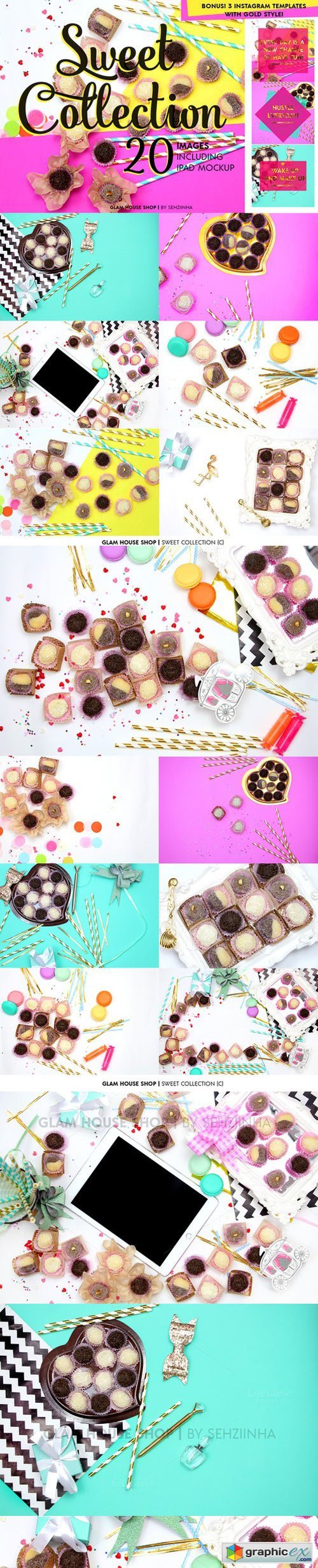 Sweet Collection Styled Stock Photos