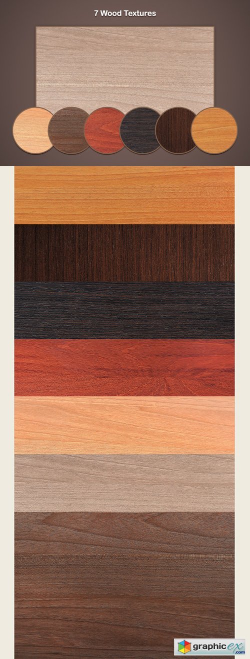 7 Hi-Res Wood Textures