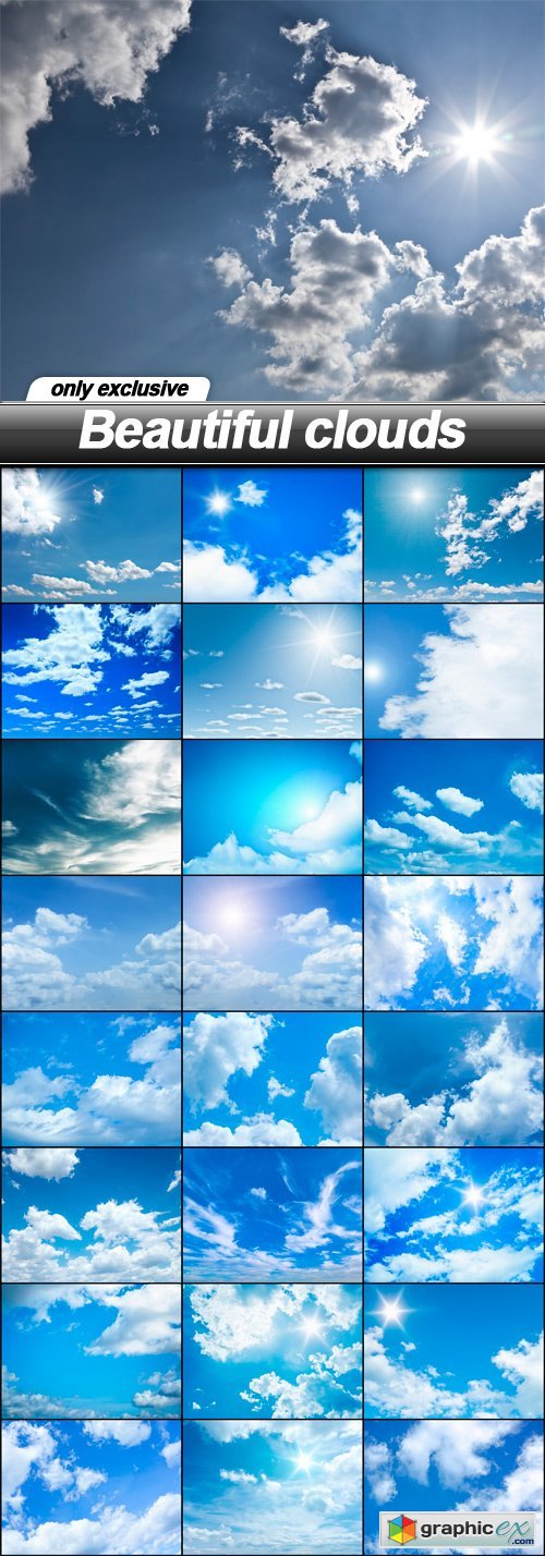 Beautiful clouds - 25 UHQ JPEG