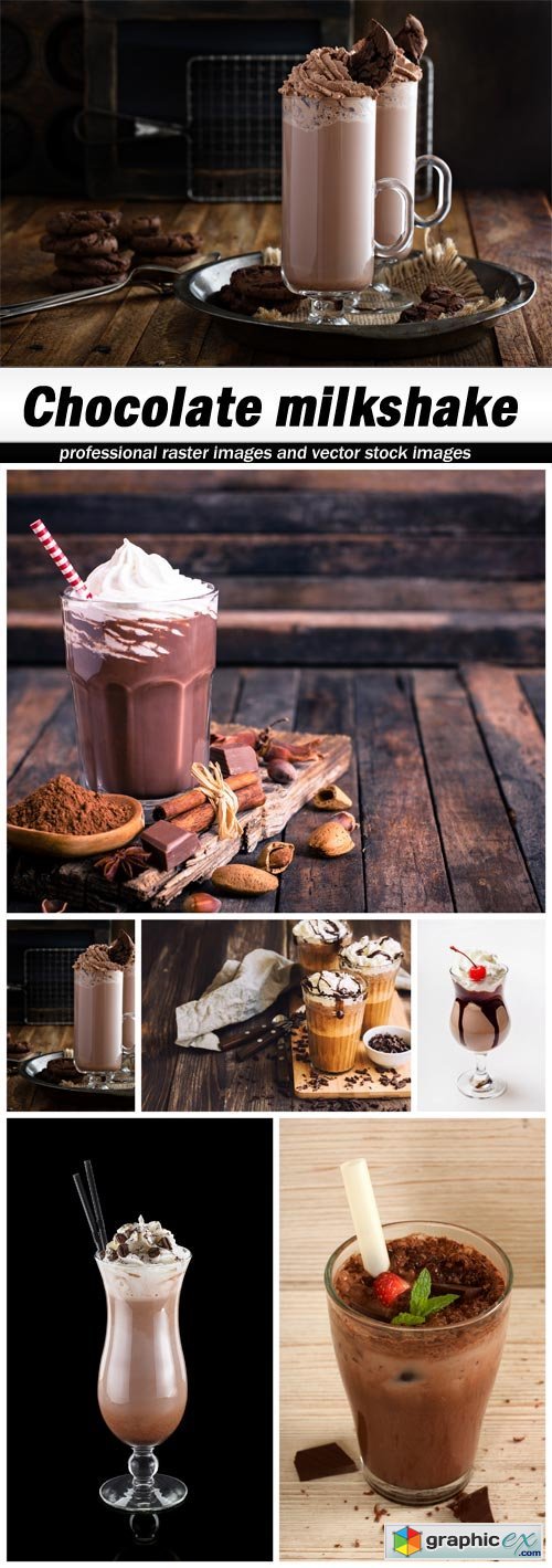 Chocolate milkshake - 6 UHQ JPEG