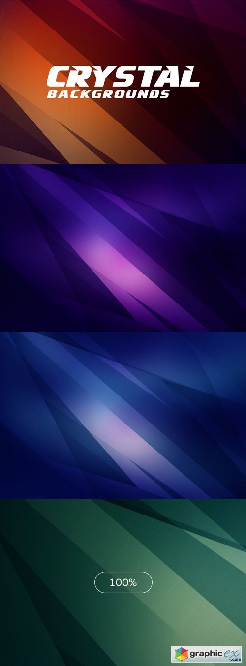 Abstract Crystal Backgrounds