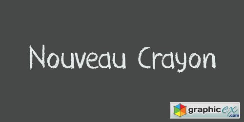 Nouveau Crayon Font