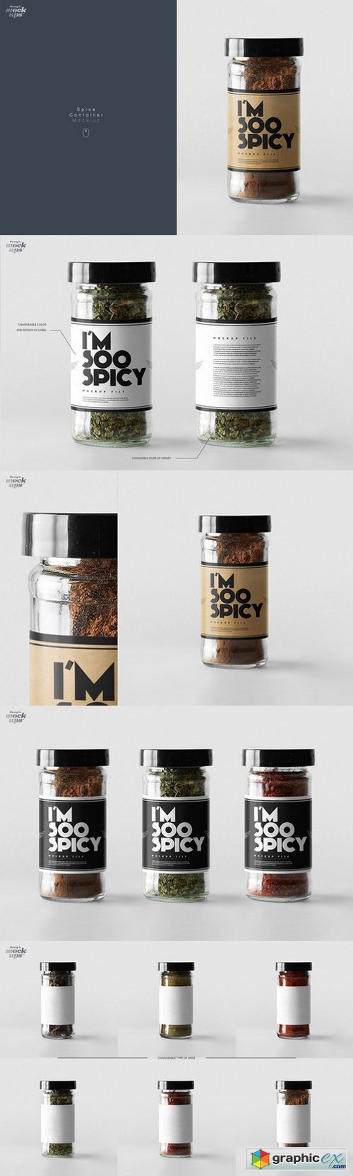 Spice Container Mockup