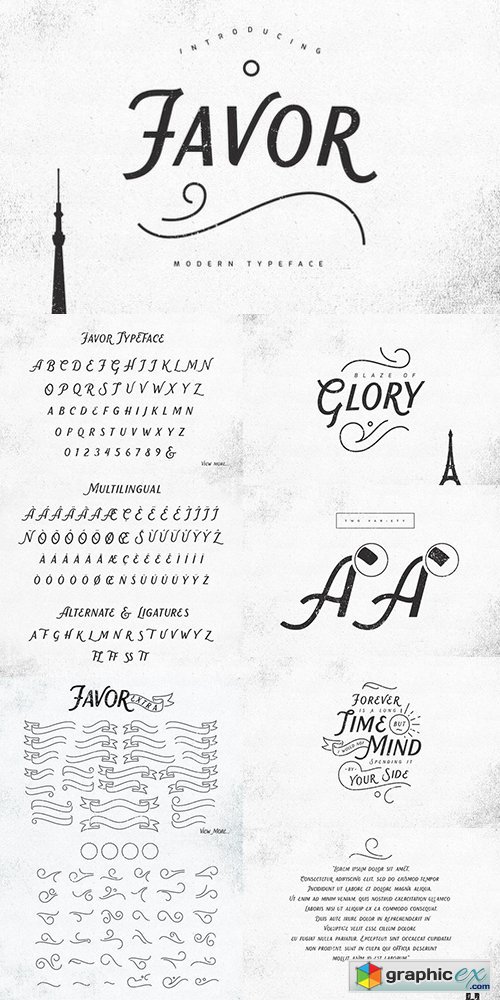 Favor Typeface 