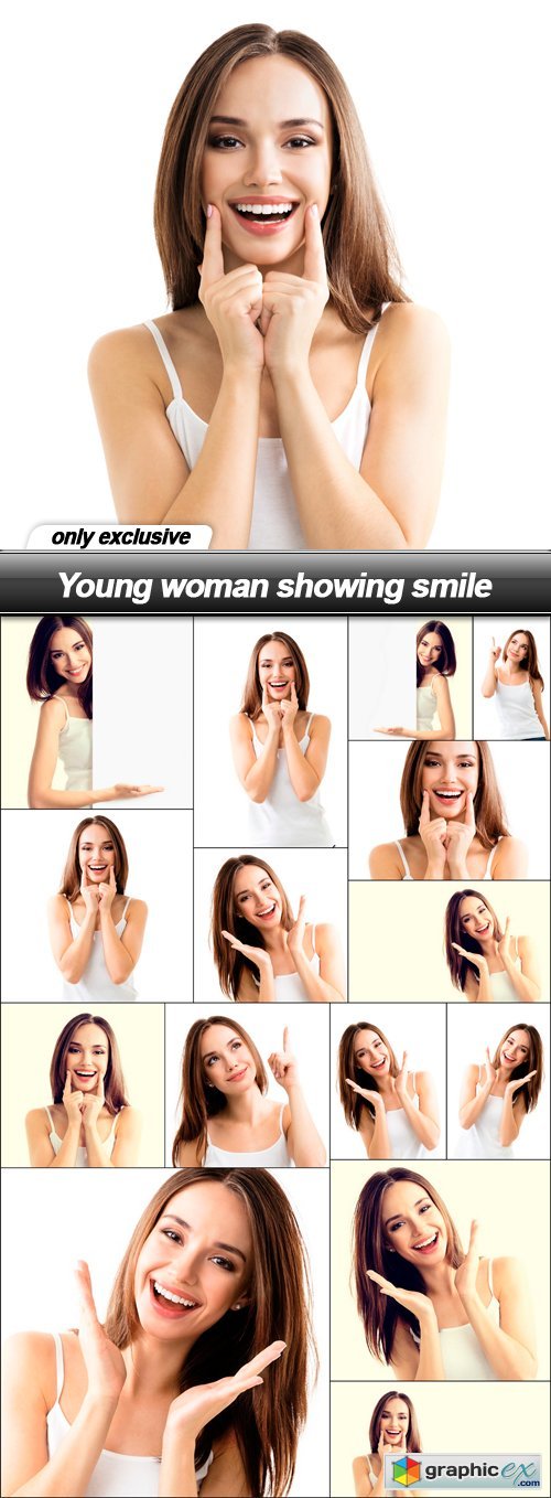 Young woman showing smile - 16 UHQ JPEG