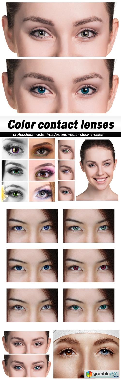 Color contact lenses - 5 UHQ JPEG
