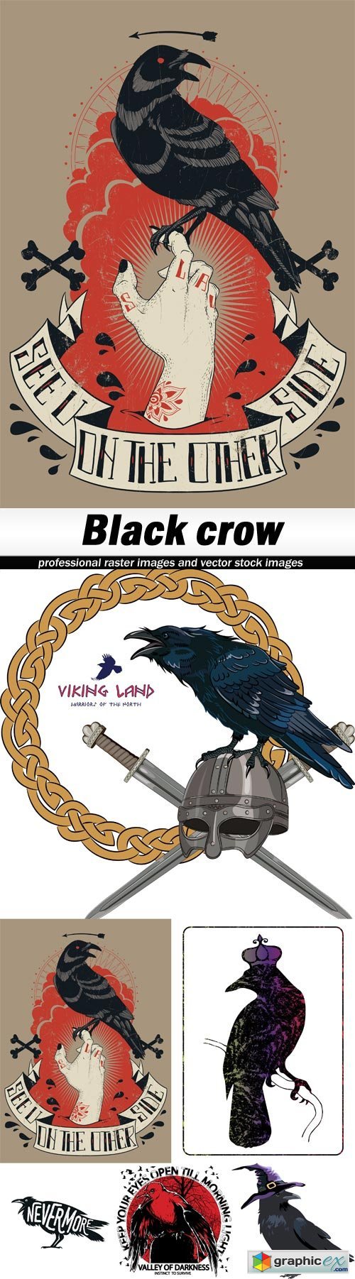 Black crow - 5 EPS