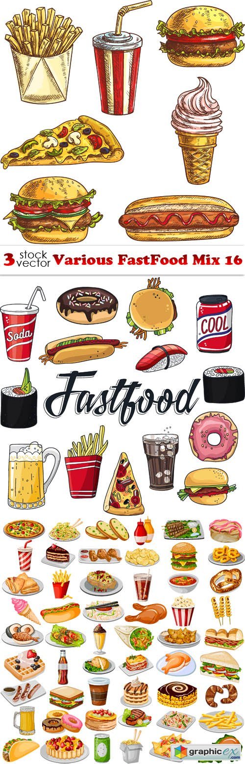 Various FastFood Mix 16