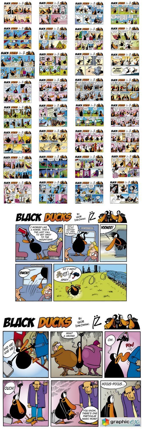 Black Ducks Comic Strip part 1