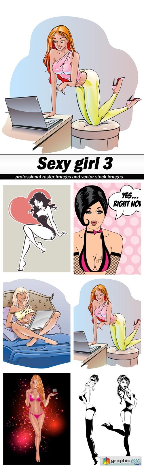 Sexy girl 3 - 6 EPS