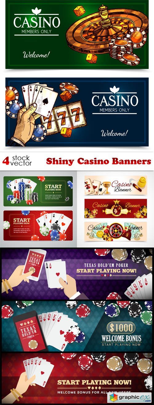 Shiny Casino Banners