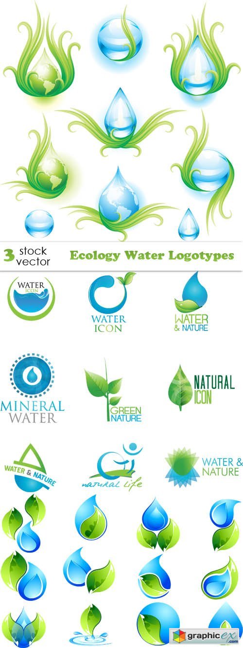 Ecology Water Logotypes
