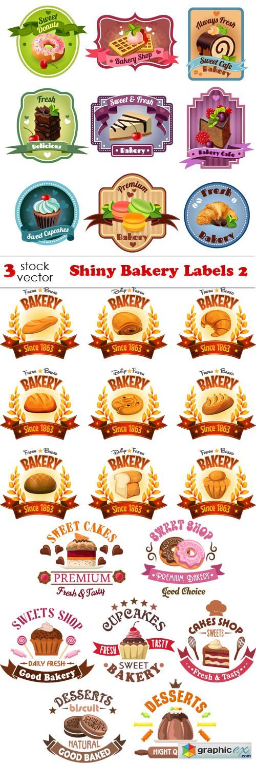 Shiny Bakery Labels 2