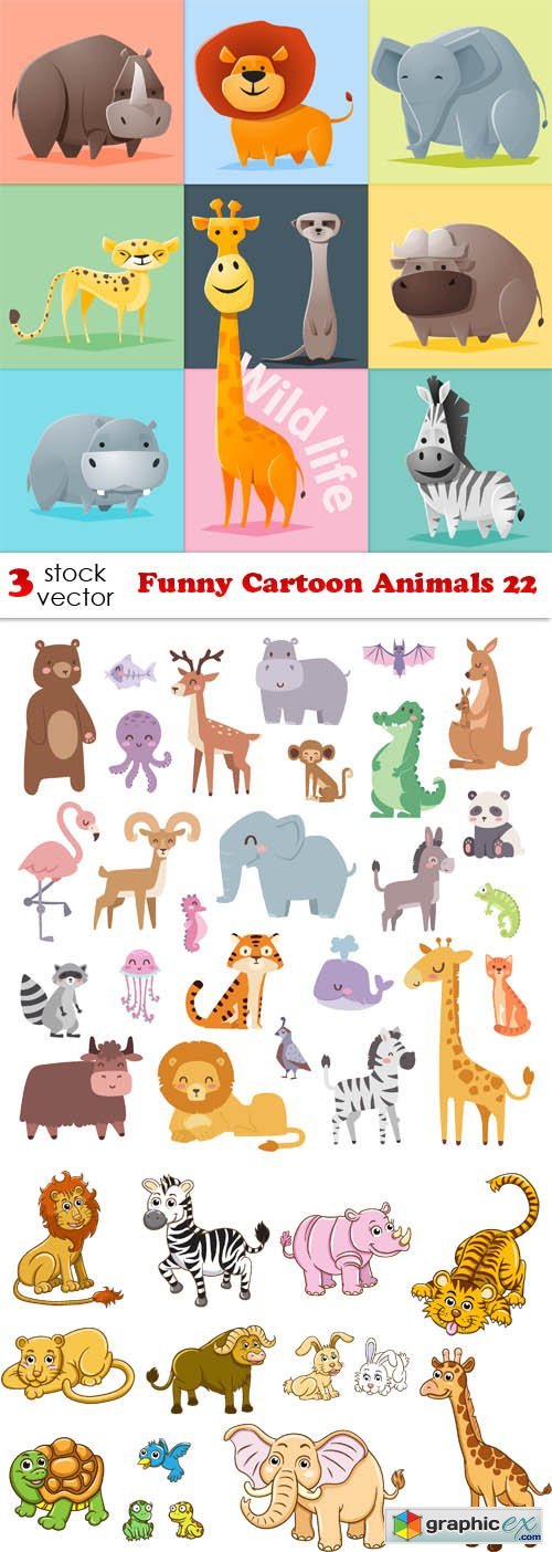 Funny Cartoon Animals 22