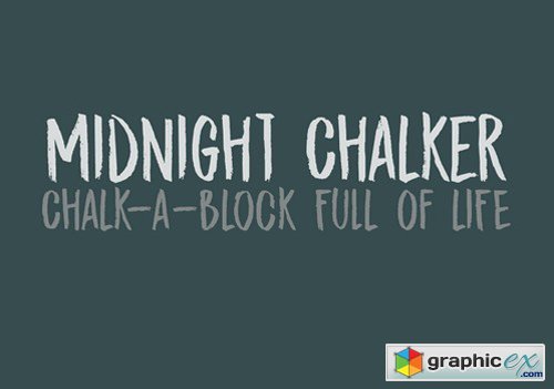  Midnight Chalker Font 