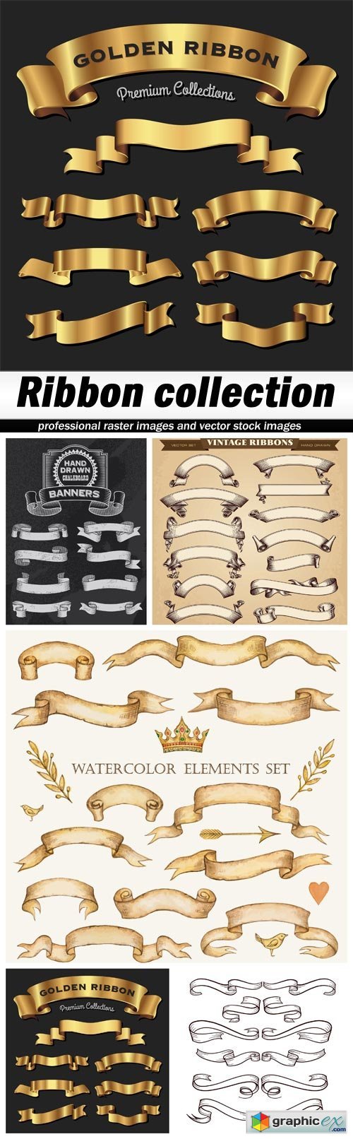 Ribbon collection - 5 EPS