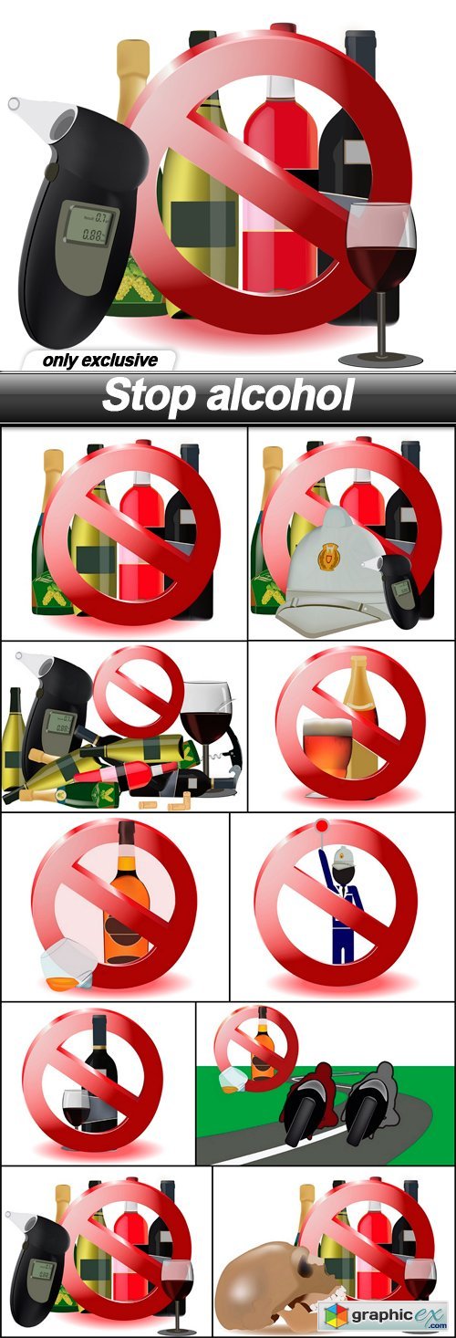 Stop alcohol - 10 EPS