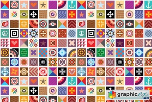Abstract Patterns Seamless Wallpaper