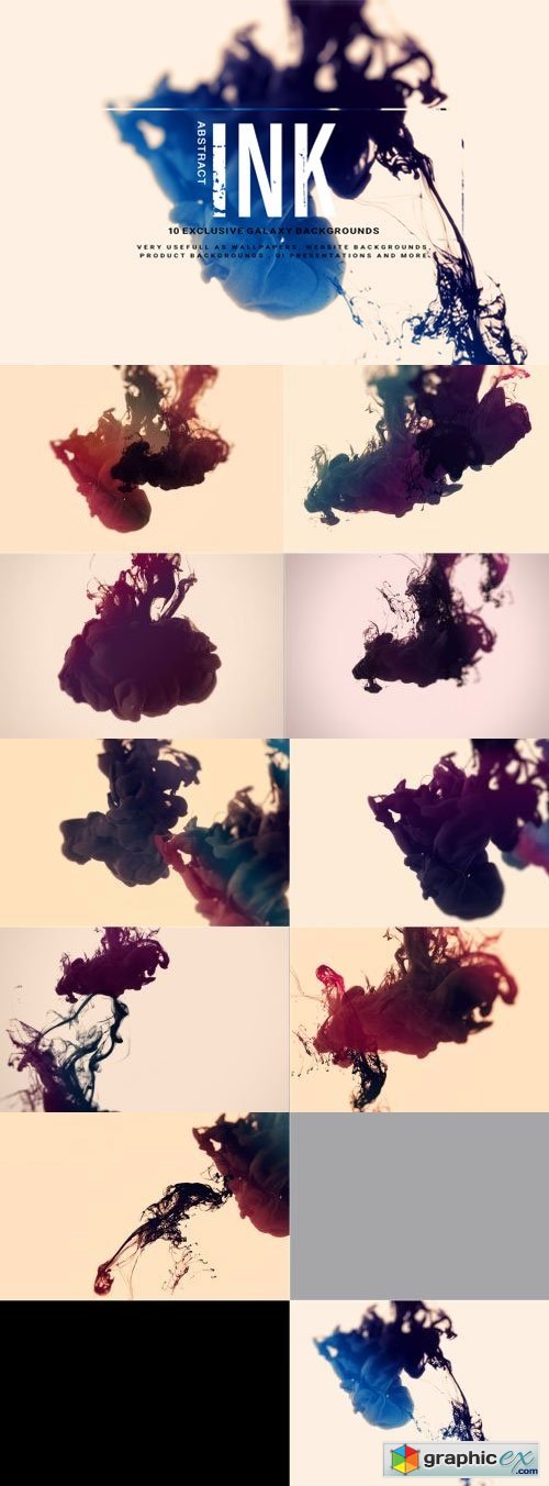 Abstract Ink Backgrounds