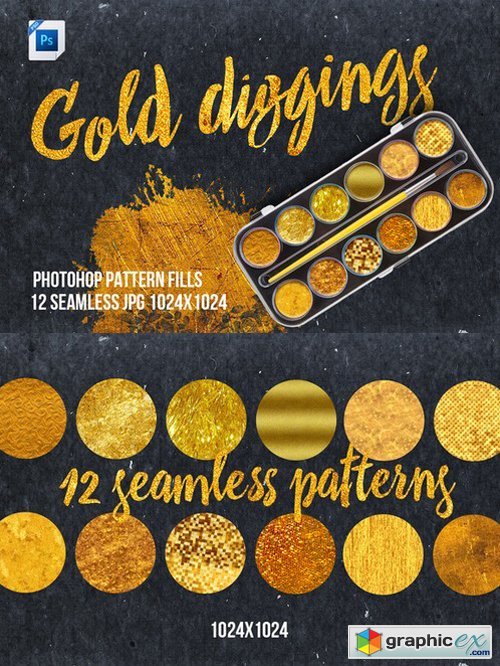 Gold Diggings Fill Patterns 806512